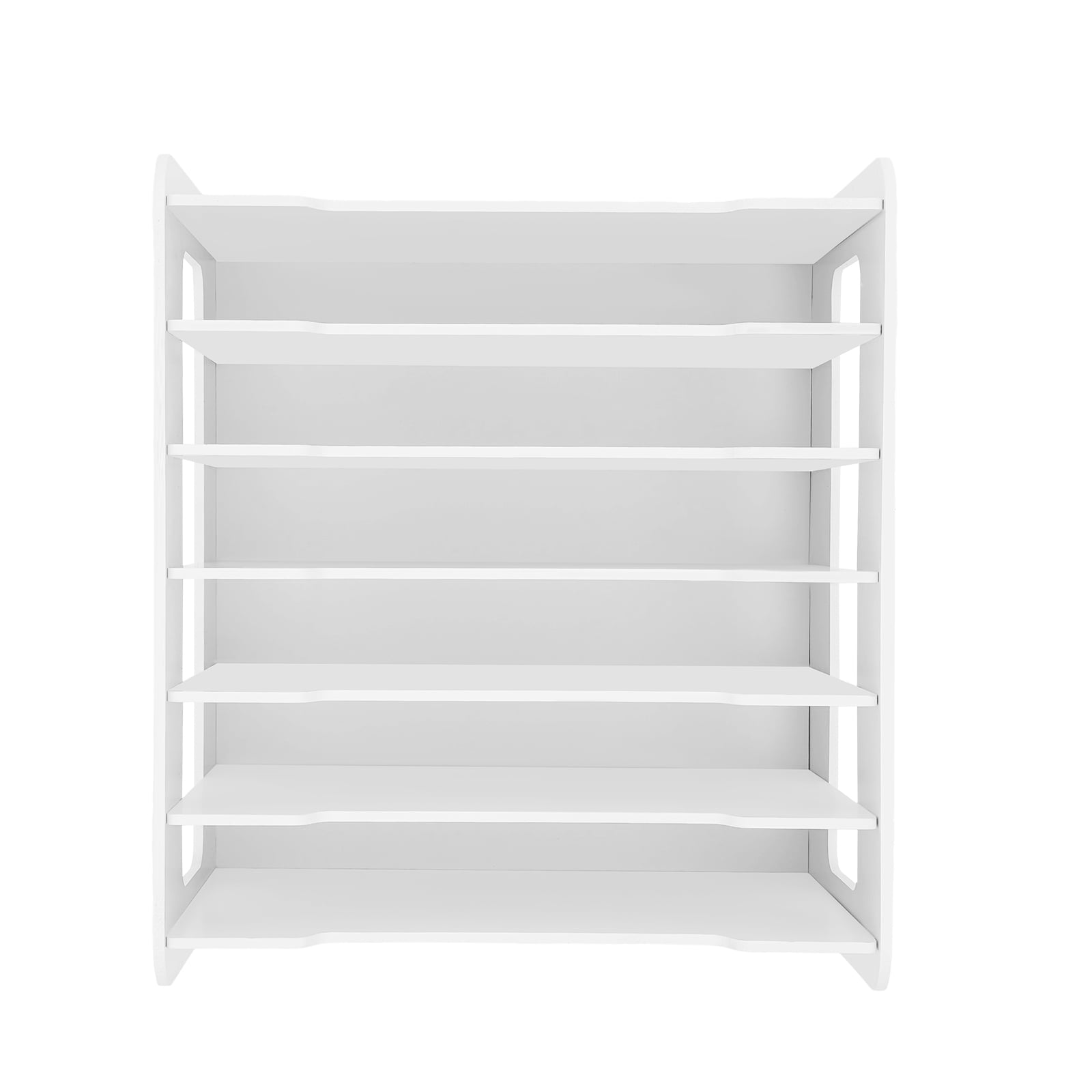 YIYIBYUS 7 Tier Desktop File Organizer PVC Literature Organize Rack Paper Sorter Holder for Home Office School Classroom Supplies