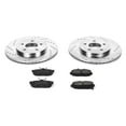 thumbnail image 3 of PowerStop Rear Z23 Evolution Sport Carbon-Fiber Ceramic Brake Pad and Drilled & Slotted Rotor Kit Fits: FORD Select Models K4749, 3 of 10