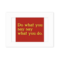 thumbnail image 1 of Motto Make Word Come True Photo Mount Frame Picture Art Painting Desktop 5x7 inch, 1 of 3