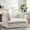 White, variant on Leumius 47.2" Oversized Accent Chair with Dual-Port Charging,Modern Chenille Single Sofa with Throw Pillowsand Deep Wide Seat,Upholstered Armchair for Living Room&Apartment,White