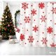 thumbnail image 1 of CaiYueKe Winter Shower Curtains for Bathroom Snowflake Shower Curtain Christmas Bathroom Decor Winter Holiday Washable Durable Fabric Bathroom Curtains 71x35.4 Inch, 1 of 7