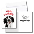 thumbnail image 1 of Tarjeta de cumpleaños Allynn's Eighty Schmeighty 80th Dog Lover, 1 of 9