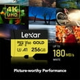 thumbnail image 4 of Lexar Professional 256 GB UHS-II (U3) V60 microSDXC, 4 of 10
