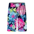 thumbnail image 3 of FhsagQ Mens Printed Board Shorts 9 Inch Inseam Liner Mens Summer Digital 3D Pineapple Printed Shorts Elasticated Waisted Beach Pants Mens Board Shorts Beach with Liner 7 Inch M, 3 of 5