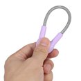 thumbnail image 4 of 2Pcs Facial Hair Remover DIY Quick Smooth Effective Threading Tool Portable Epilator Spring Stick Stainless Steel Extraction Device, 4 of 8