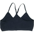 thumbnail image 6 of ToBeInStyle Women's Pack of 3 Wire Free Bralettes - V Back Solid Colors - Black - Small, 6 of 7