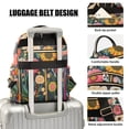 thumbnail image 3 of FORMRS Mini Backpack Purse for Women Travel Daypack Casual Shoulder Bag, Large Colorful Flowers, 3 of 7