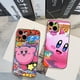 thumbnail image 2 of Funda de teléfono de dibujos animados Rosa k-kirbys para IPhone 15 pro max 14 11 12 Pro 15 16 Plus 13 Pro MAX XR XS, fundas suaves negras, 2 of 5