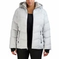 thumbnail image 2 of Nautica Women's Hooded Midweight Puffer Jacket, Detachable Hood, 2 of 4