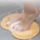 thumbnail image 5 of Alfombrilla multifuncional para cepillos de pies Cómoda alfombrilla de masaje de ducha para el cuerpo (naranja) Ndcxsfigh Libre de BPA, 5 of 7