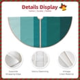 thumbnail image 3 of Sikiie Teal Color Christmas Tree Skirt, Christmas Tree Decorations, Christmas Decor, Tree Mat Decoration(30-48IN)-30", 3 of 6