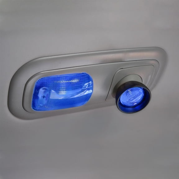 Rectangular Dome Light Lens and Round map Light Lens For 2006  Peterbilt - Blue