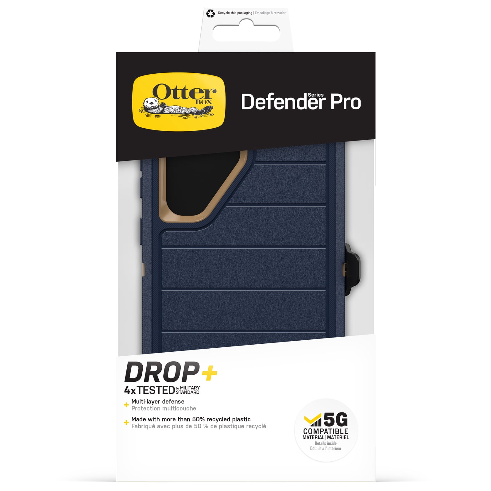 OtterBox Defender Series Pro Case for Samsung Galaxy S23 Ultra - Blue Suede Shoes