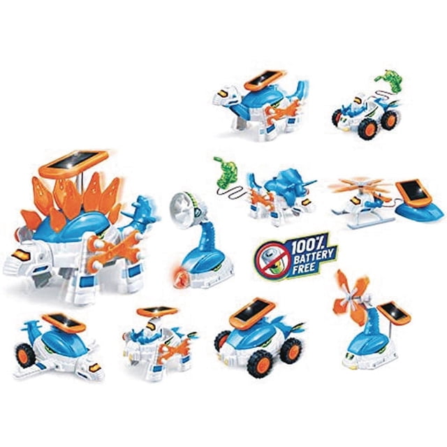 Owi Inc Robotics X In 1 Renewable Energy Toy Kit Solar Powered Energy Kit For Kids 10 Robots In 1 Educational Stem Birthday Kits Ages 8 And Up