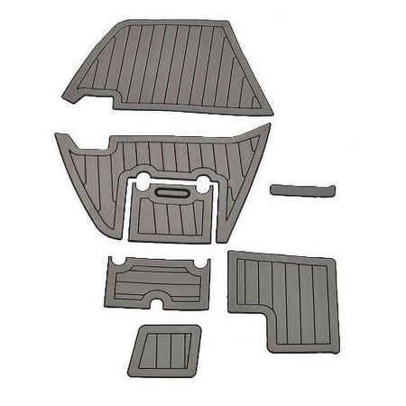Rinker Boat Non-Skid Mats 2800080 | Q5 Yamaha OB Slate Gray Black (Set of 7)