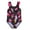 Black-b, variant on Girl Swimsuit Bathing Suits Multicolor Cut Out Bikini Scoop Neck Swimsuit Bathing Suit Beach Summer Swimwear for Little Girls Teen Size 5-6
