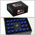 thumbnail image 6 of J2 Engineering LN-T7-009-125-BL J2 Engineering 7075 -T6 Forged Aluminum M12 x 1.25 20Pcs 60mm Height Open -End Lug Nut Sets w / Socket Adapter Blue, 6 of 6