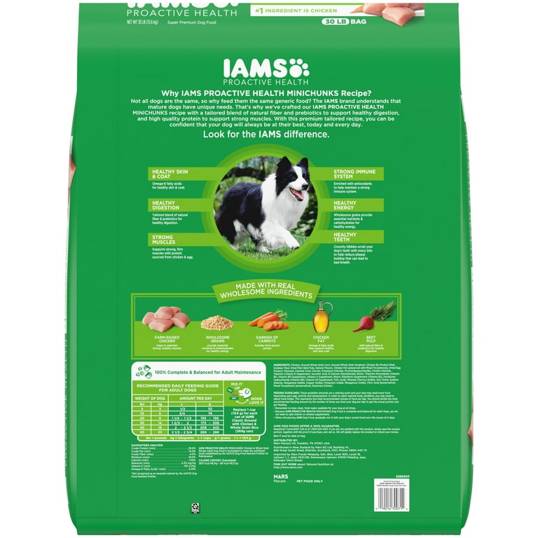 Iams dog food 30 lb bag hotsell