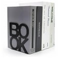 thumbnail image 2 of Sujetalibros - Sujetalibros decorativos de metal para estantes Libros de oficina Merek Design Heavy Duty, 2 of 5