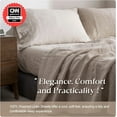 thumbnail image 3 of Simple&Opulence 100% Linen Sheet Set-Pure Linen Bedding Sheet-4 Pieces (1 Flat Sheet,1 Fitted Sheet,2 Pillowcase)-Embroidery Collection,Soft & Cozy,Cooling Bedding- Twin Size, Linen, 3 of 9