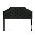 thumbnail image 2 of Llinc Store Button Tufted Upholstered Headboard for Queen and Full-Size Bed Frames, Black, 2 of 9