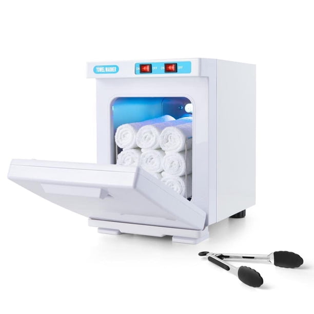 Esterilizador de toallas caliente 2 en 1, 5 l, calentador de toallas UV, armario esterilizador, herramientas de spa, peluquería, salón de belleza, equipo esterilizador desinfectante para el hogar.