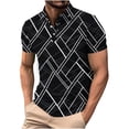 thumbnail image 2 of Abomasnow Men's Golf Shirts Short Sleeve Quick Dry Performance Shirts Moisture Wicking Casual Print Collared Tops M-3XL, 2 of 5