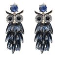 thumbnail image 1 of Lindos pendientes de búho con diamantes de imitación, joyería de fiesta para mujer, nuevos pendientes de animales vintage 2021, 1 of 2