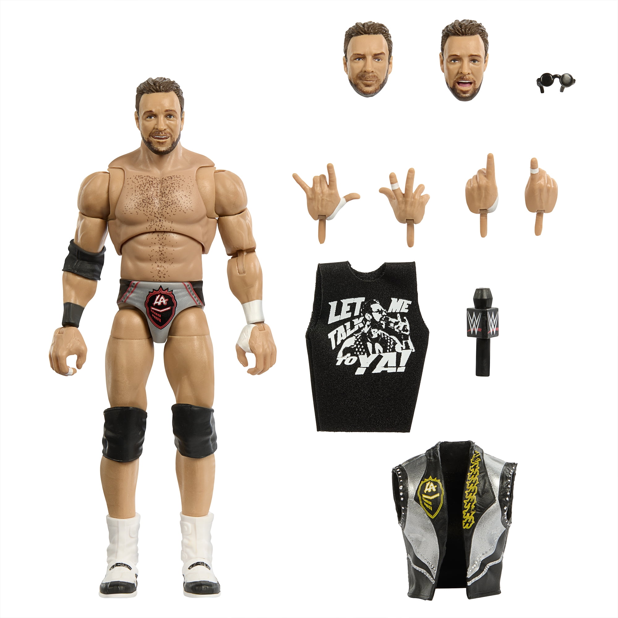 最前線の LA Knight Wrestling Toy WWE Mattel 23 Edition Ultimate WWE - スポーツ