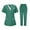 Green, variant on Women's Comfy Solid Color Scrub Sets Pockets 4-Way Stretch V-neck Top & Straight Pants for Women set Medical Uniform Women and Man Scrub Set Soft Top and Waist Pants with Pockets