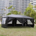 thumbnail image 4 of 10'x 30' Canopy Tent Party Wedding Garden Gazebo Outdoor Waterproof With 8 Walls, 4 of 13