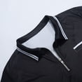 thumbnail image 6 of Men Blouses Men Extra Small Long Sleeve Turtleneck Lightweight Fitted Shirt Athletic Tops Space Long Sleeve Shirts Bulk Low Cut Shirts Solid for Thin Shirt Mens Fashion Black XL, 6 of 7