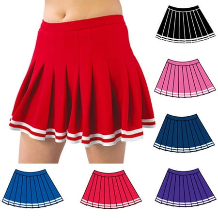 Pizzazz Purple Pleated Cheer Uniform Adult Skirt L