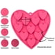 thumbnail image 2 of Marstore Moldes Para Pasteles En Forma De Corazón Para Hornear Moldes De Corazón Grandes De 2 Pulgadas, 10 Cavidades Adecuadas Para Moldes De Cubitos De Hielo, Moldes De Chocolate, Moldes De Silicona, 2 of 5