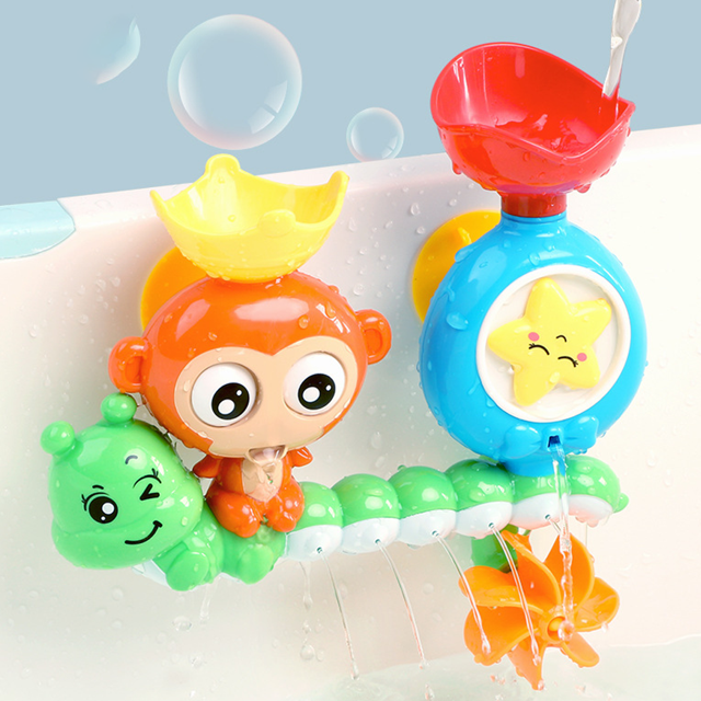 Bath Toy, 1 Pcs Interactive Waterfall Bath Toy, Baby Bath Toys for Bathtub Pool