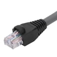 thumbnail image 2 of Grey 1m/3ft Weatherproof Rubber-Copper Ethernet Extension Cable for Mini Rectangular Satellite Dishes - Portable, Plug-and-Play, 1200Mbps High-Speed, Oxidation-Resistant Protective Caps,, 2 of 6