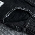 thumbnail image 5 of Tfken Kids Boys Jeans Size 11-12 Years Fall Comfortable Slim-Leg Black Trousers, 5 of 9