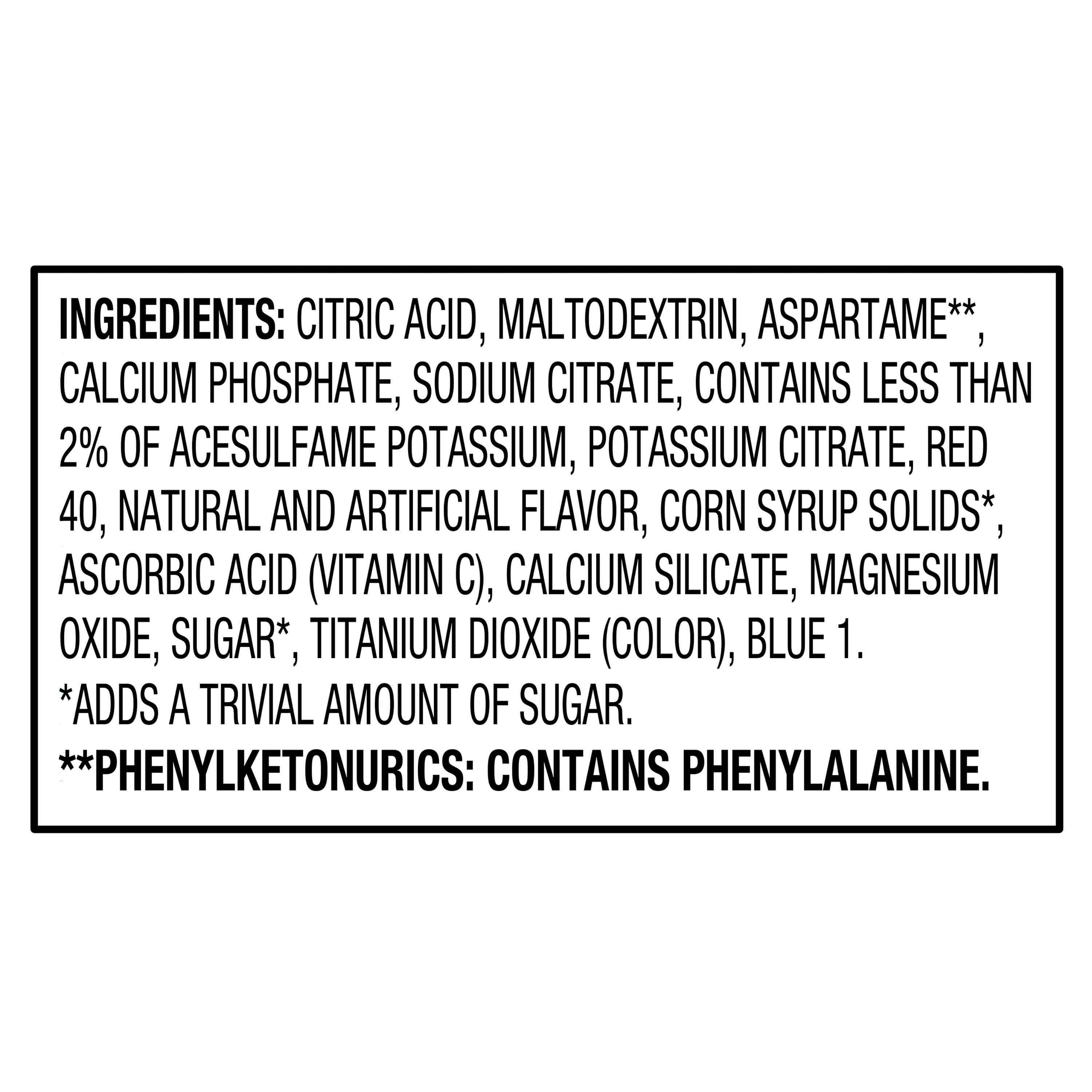 (12 pack) Great Value Fruit Punch Liquid Drink Mix Powder, Sugar-Free, 1.9 oz, 6 Count