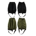 thumbnail image 1 of 2 Pares De Polainas Impermeables Para Caminar Al Aire Libre Sunnimix Polainas Color Negro Verde Militar, 1 of 8