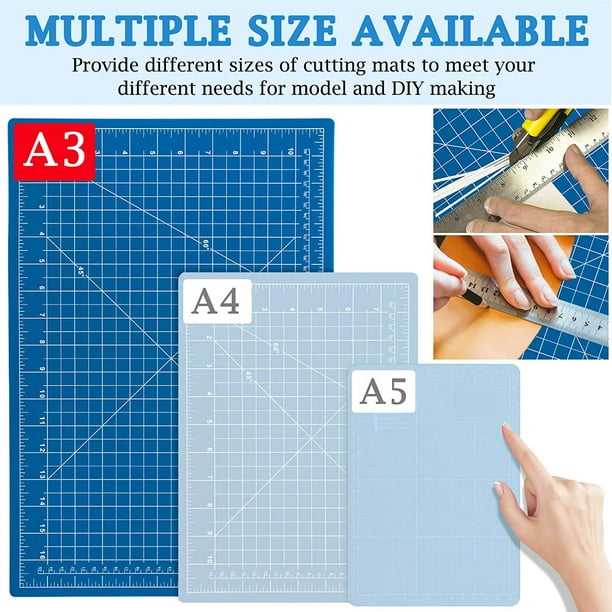 A5 Self Healing Cutting Mat Double Sided, Small Cutting Mat  Great for Scrapbooking, Quilting, Fabric, Sewing Crafts Projects : Arts,  Crafts & Sewing