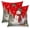 Chirstmas -1, variant on Snowman Christmas Red Throw Pillow Covers 18x18 Set of 2,Winter Xmas Linen Pillow Cases for Bedroom Sofa Couch