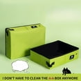 thumbnail image 2 of Portable Folding Travel Pet Litter Box Dog Toilet Tray Folding Cat Litter Potty Waterproof Outdoor Foldable Cat Litter Box, 2 of 10