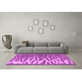 thumbnail image 3 of Ahgly Company Indoor Rectangle Abstract Pink Contemporary Area Rugs, 2' x 3', 3 of 4