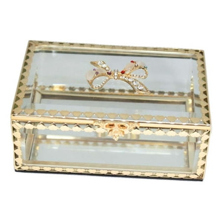 Glitzy Ribbon Jewelry Box