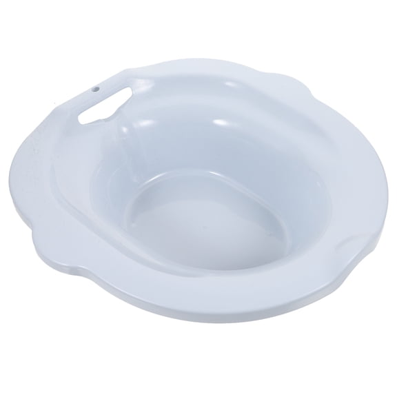 LOLIPPYY Sitz Bath Basin for Postpartum Care and Hygiene Home Use Blue PP Comfortable Design 18.5 x 15.5 x 5.5 Inches