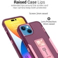 thumbnail image 5 of CoverON For Apple iPhone 14 Case, Military Grade Heavy Duty Full Body Phone Kickstand Cover, Violet Purple, 5 of 9