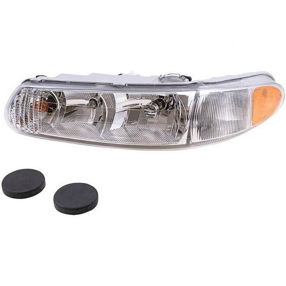 Left Headlight Assembly - Compatible with 1997 - 2005 Buick Century 1998 1999 2000 2001 2002 2003 2004