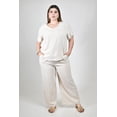 thumbnail image 1 of Conjunto de 2 pzas de lino Roman Fashion /Tallas Extras, 5652 (Arena) beige 40, 1 of 6