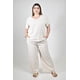 thumbnail image 1 of Conjunto de 2 pzas de lino Roman Fashion /Tallas Extras, 5652 (Arena) beige 42, 1 of 6
