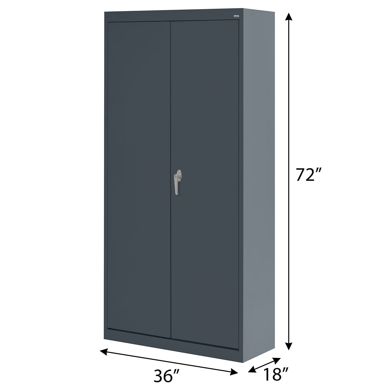 Sandusky Nystead 20-Gauge Welded Steel Garage Storage Cabinet, Charcoal